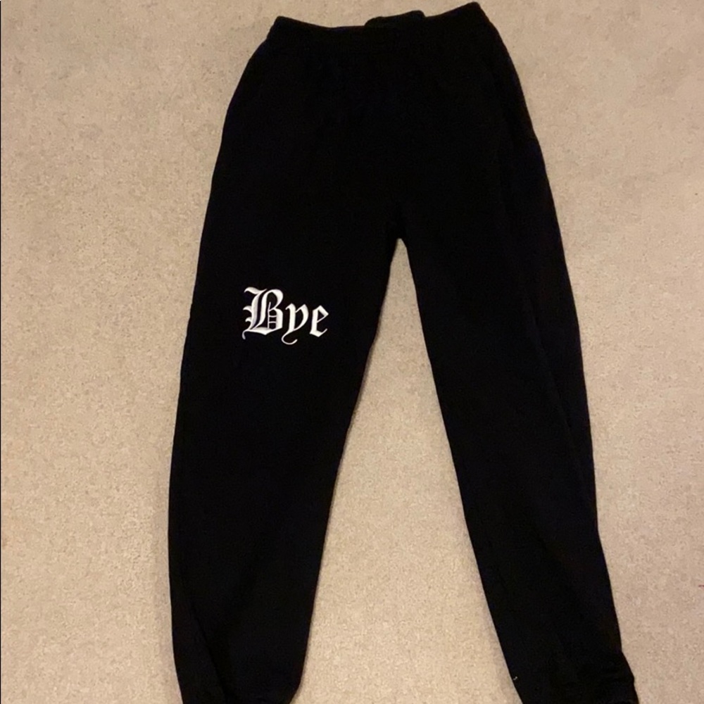 Black adika joggers